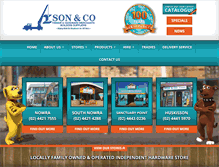 Tablet Screenshot of isonandco.com.au